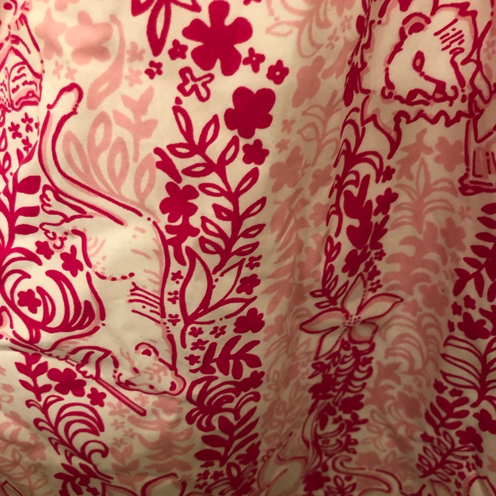 Vintage Lilly Pulitzer- pink and white halter